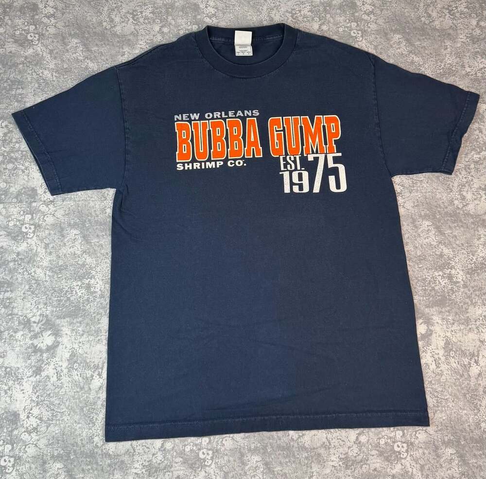 Vintage Navy Bubba Gump Shrimp Co. Tee - New Orleans Size Large